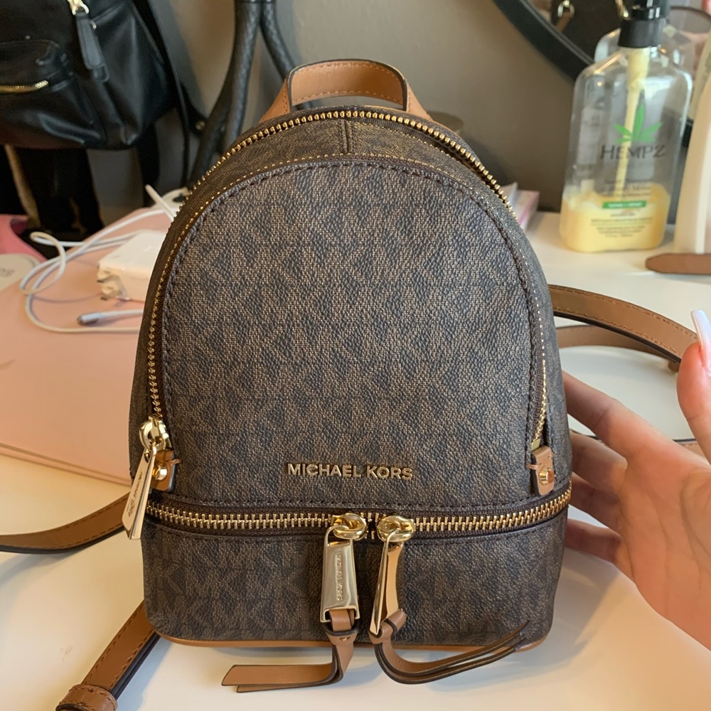 Rhea Mini Logo Backpack